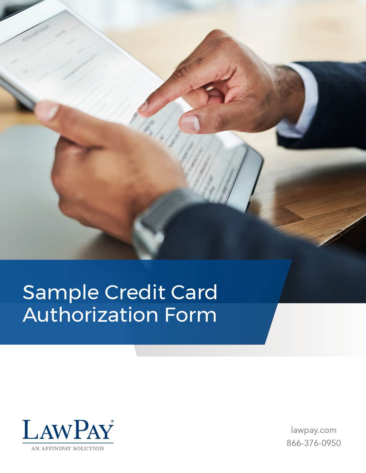 Sample Credit Card Authorization Forms