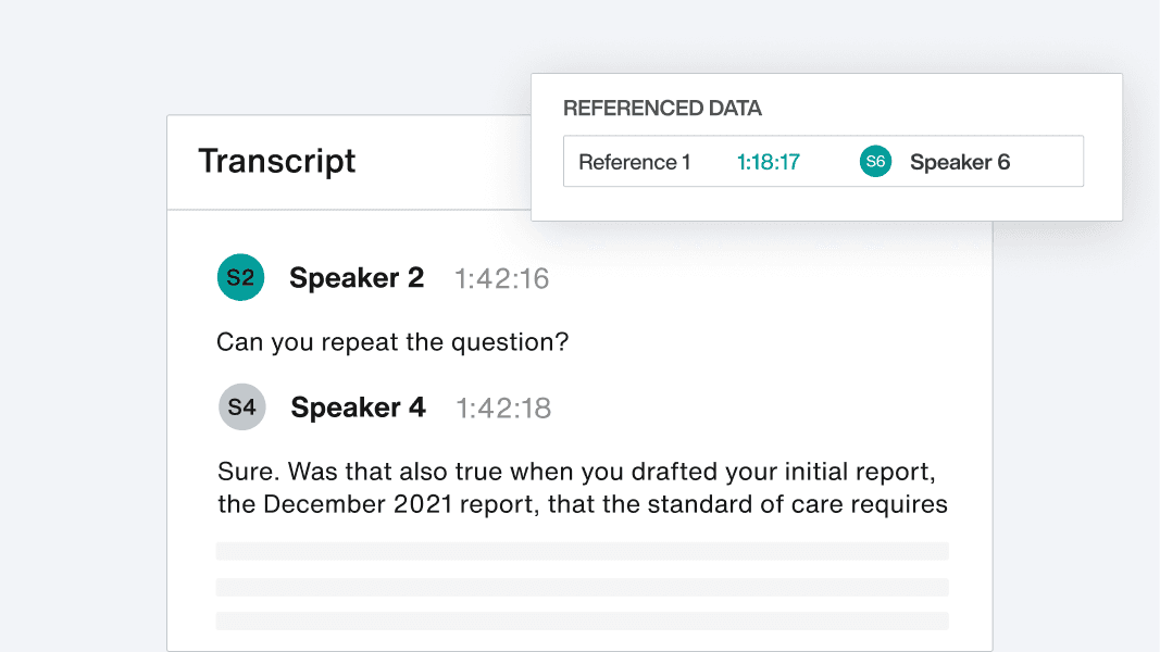 Real-time Transcript 