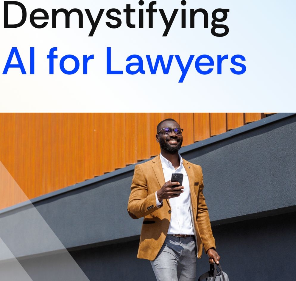 Read our White Paper - Demystifying AI for Lawyers