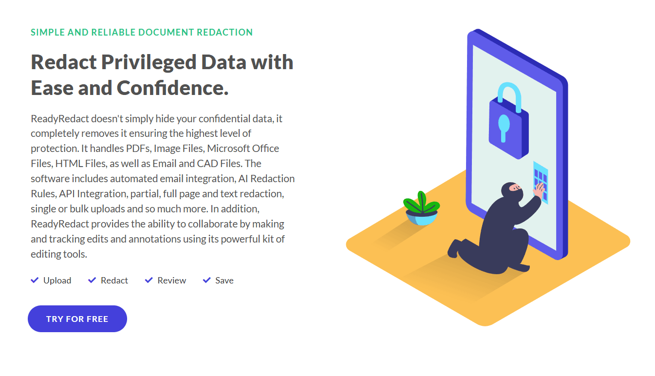 Redact Priviledged Data with Ease and Confidence