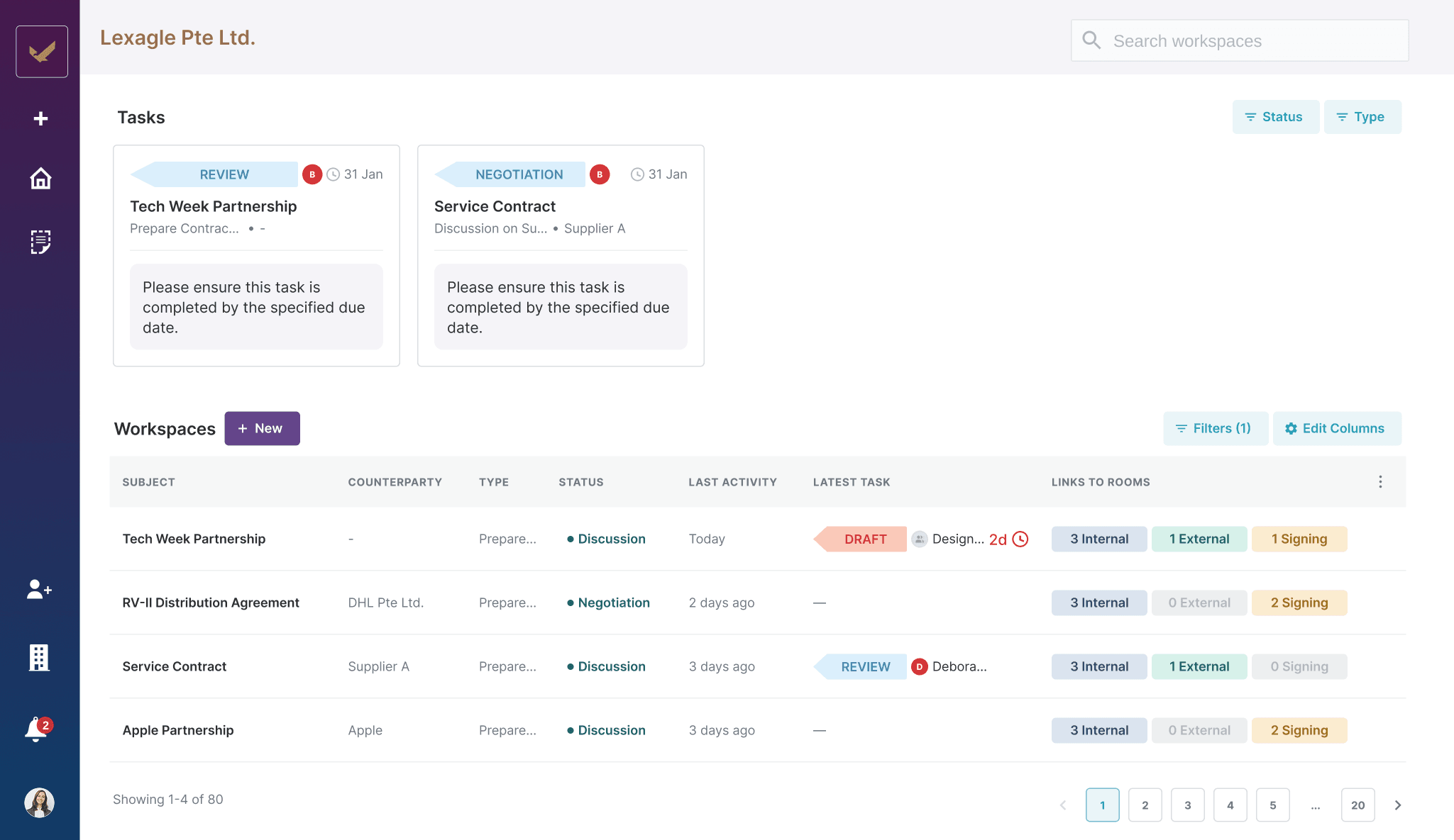 Streamline your contracts with Lexagle