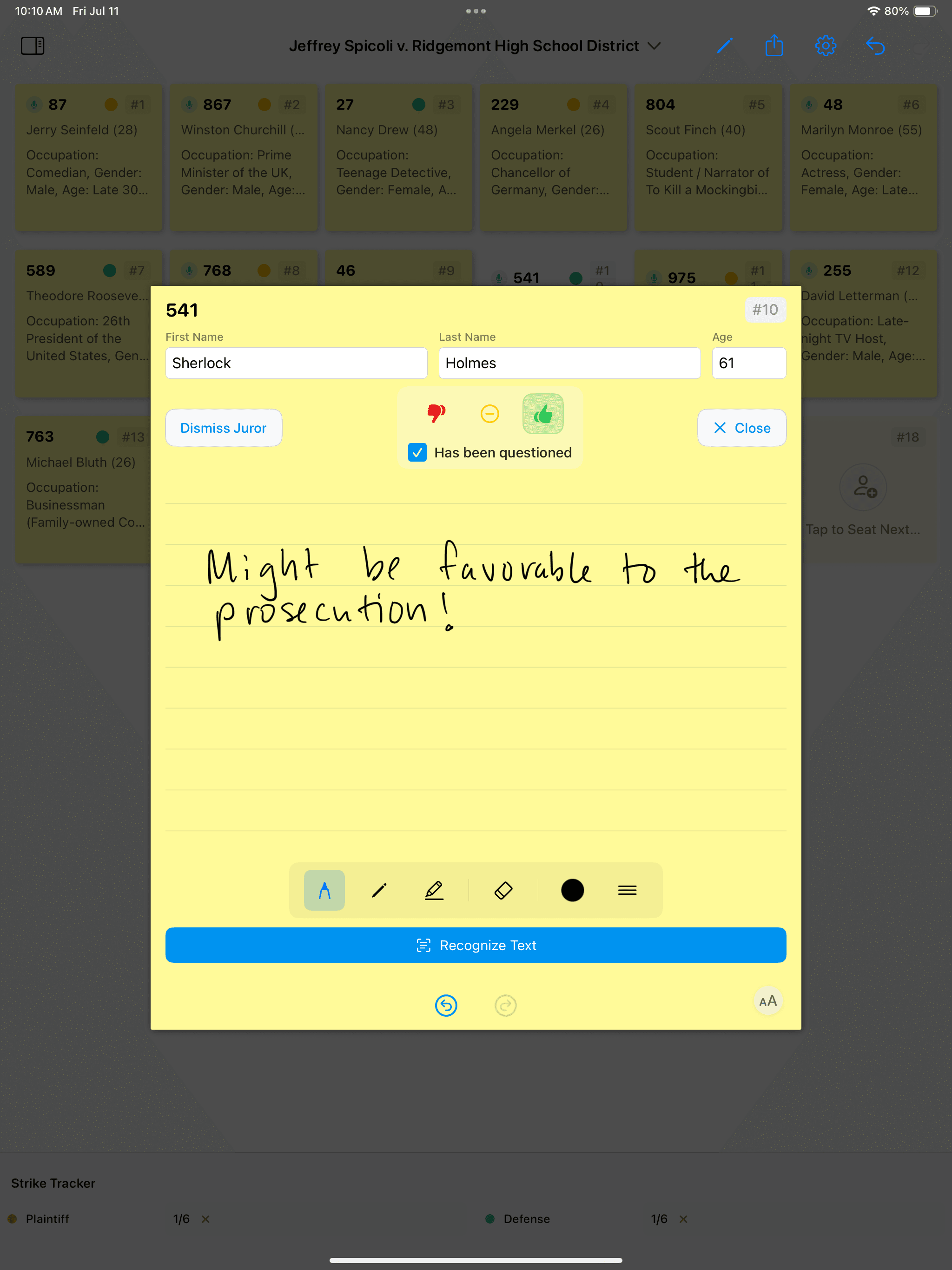 Written Notes 