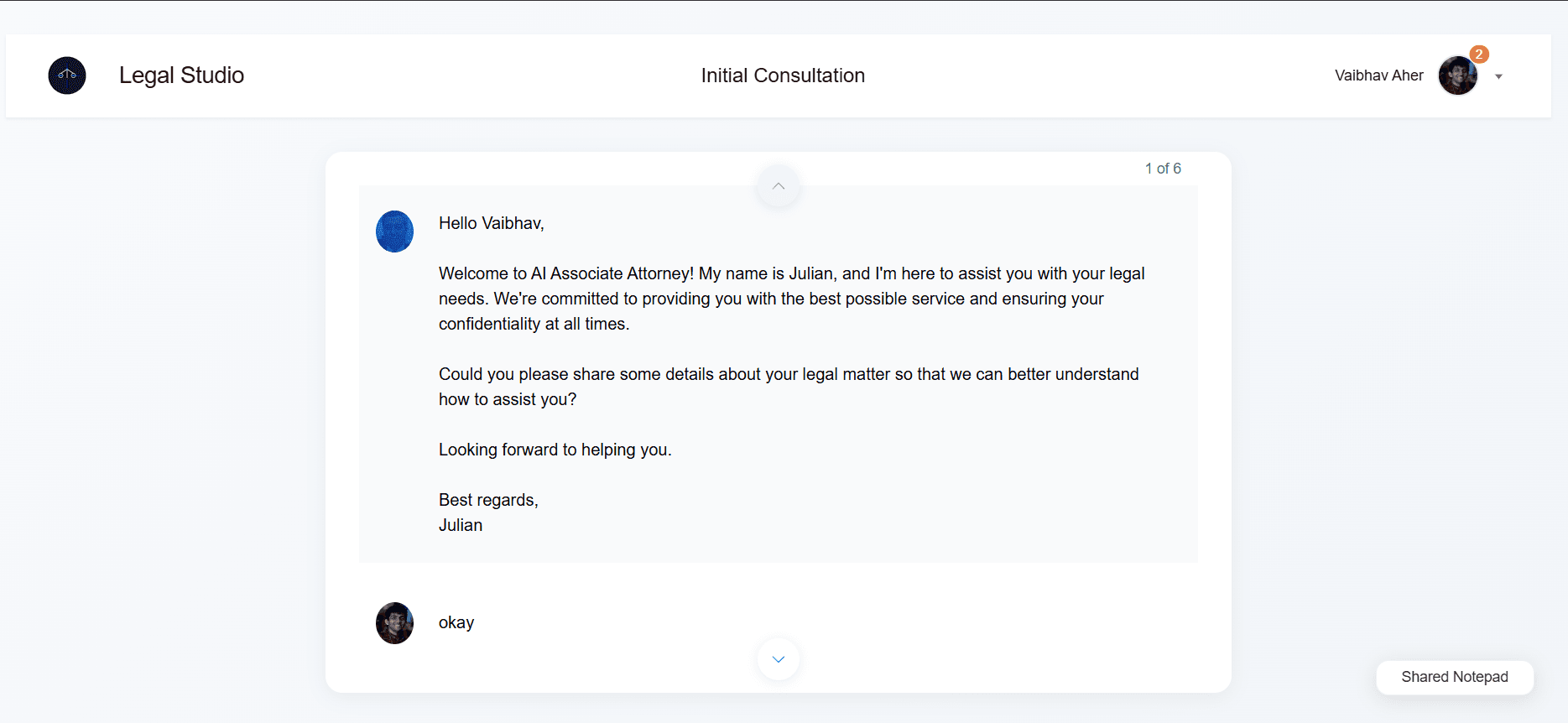 Initial Consultation Agent