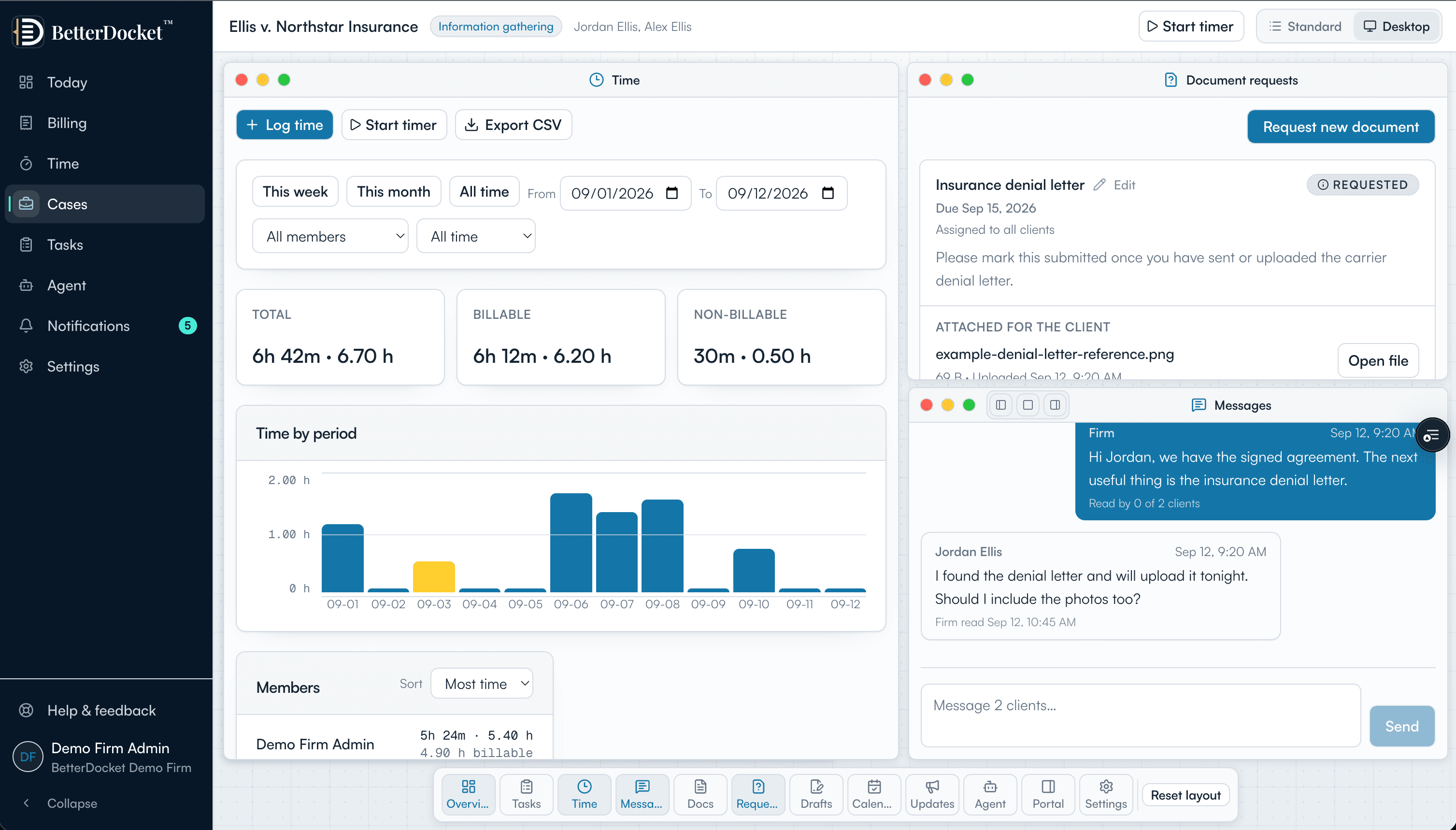Fully customizable matter workspace