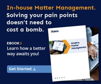 In-house Matter Management: Solving your pain points doesn't need to cost a bomb.