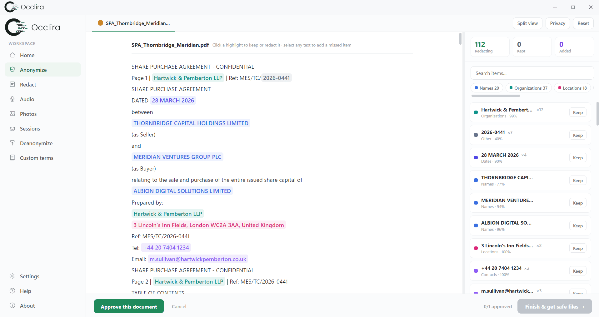 Anonymize
