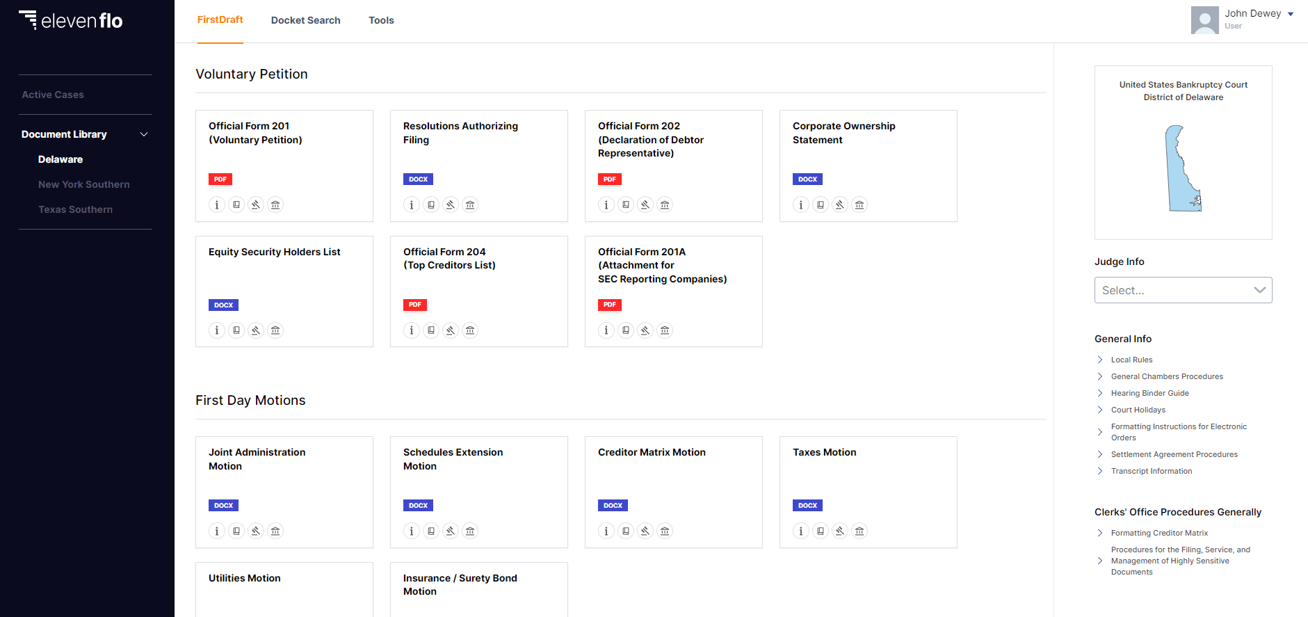 FirstDraft Document Library