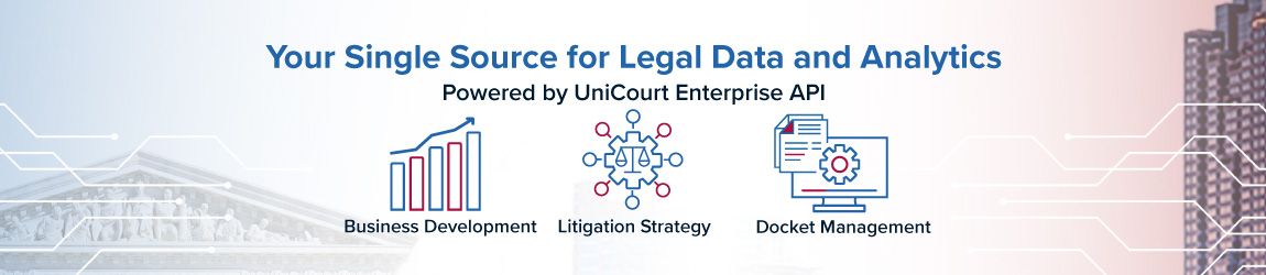 UniCourt Enterprise API Banner Image