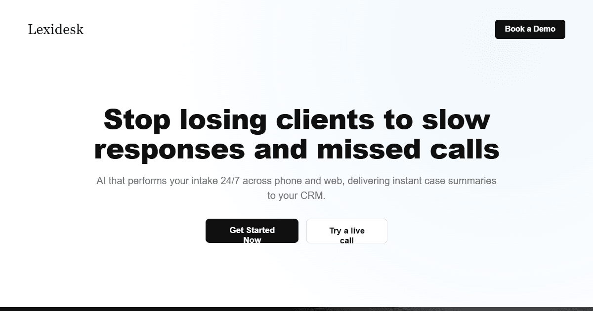 Stop losing clients to slow responses and missed calls 